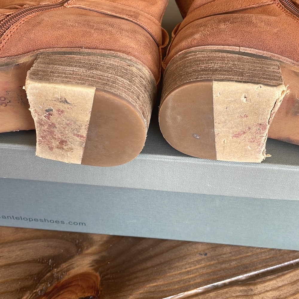Antelope Leather slouch boots - Picture 9 of 12